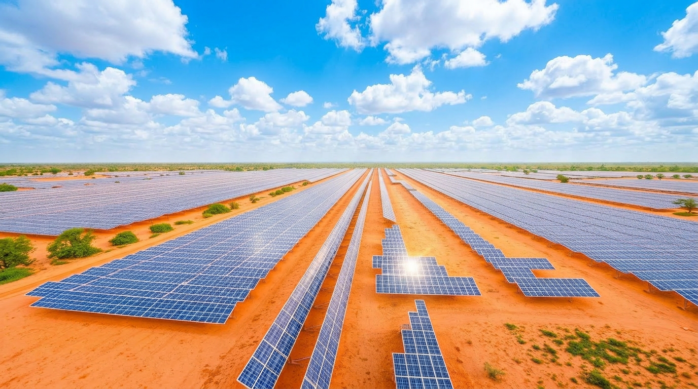 Parc solaire au Sénégal